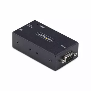 StarTech.com 1-Port Serial to Ethernet Adapter IP Serial Device Server Wall DIN Rail Mountable