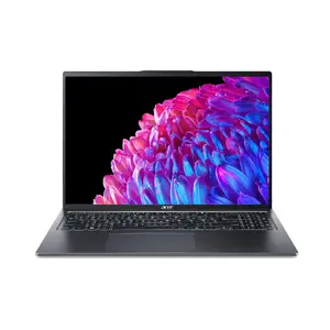 Ноутбук Acer Swift Go 16 SFG16-72-76Q5 — Intel Core Ultra 7 155U, 16" (40,6 см) 3.2K, 16 ГБ LPDDR5, 512 ГБ SSD, Windows 11 Home, серый
