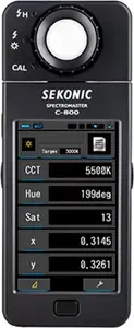 Spektrometrs Sekonic C-800 krāsu mērīšanai un apgaismojuma noteikšanai