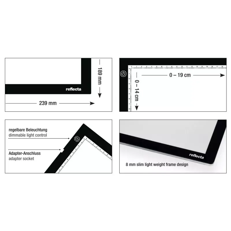 Рамка для картин Reflecta LED Light Pad A5 Super Slim Photo 4