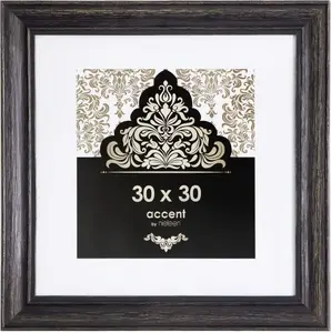 Foto rāmis Nielsen Design Accent Vintage Wood 30x30 cm, modelis 3233103, melns