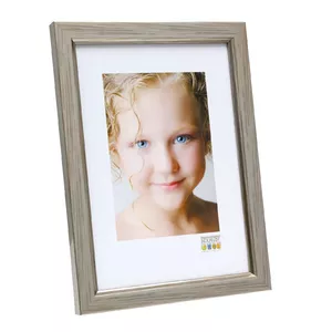 Single picture frame Deknudt S46AD1 Silver MDF Plastic 123x166 mm