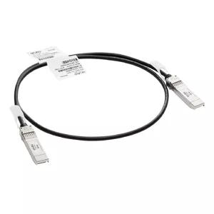 HPE Aruba Networking 10G SFP+ 1m InfiniBand fibre optic cable SFP+ Black