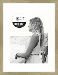 Foto rāmis Nielsen Design Aura ozols 18x24 cm ar passepartūru, modelis 1134002