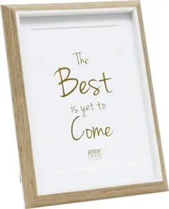 Photo frame Deknudt Resin Frame S46WG4 P1 13x18 cm Nature White with Passepartout
