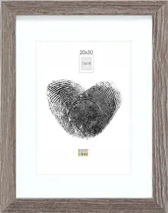 Photo frame Deknudt S66KH3 Wood Grey Oak 20x30 cm with passepartout