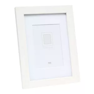 Single picture frame Deknudt S66KF1 P1 White MDF Glass Wood 30x45