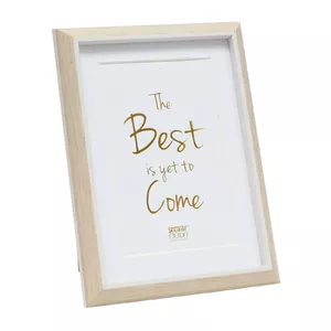 Single picture frame Deknudt S46WG3 P1 Natural White 221x221mm
