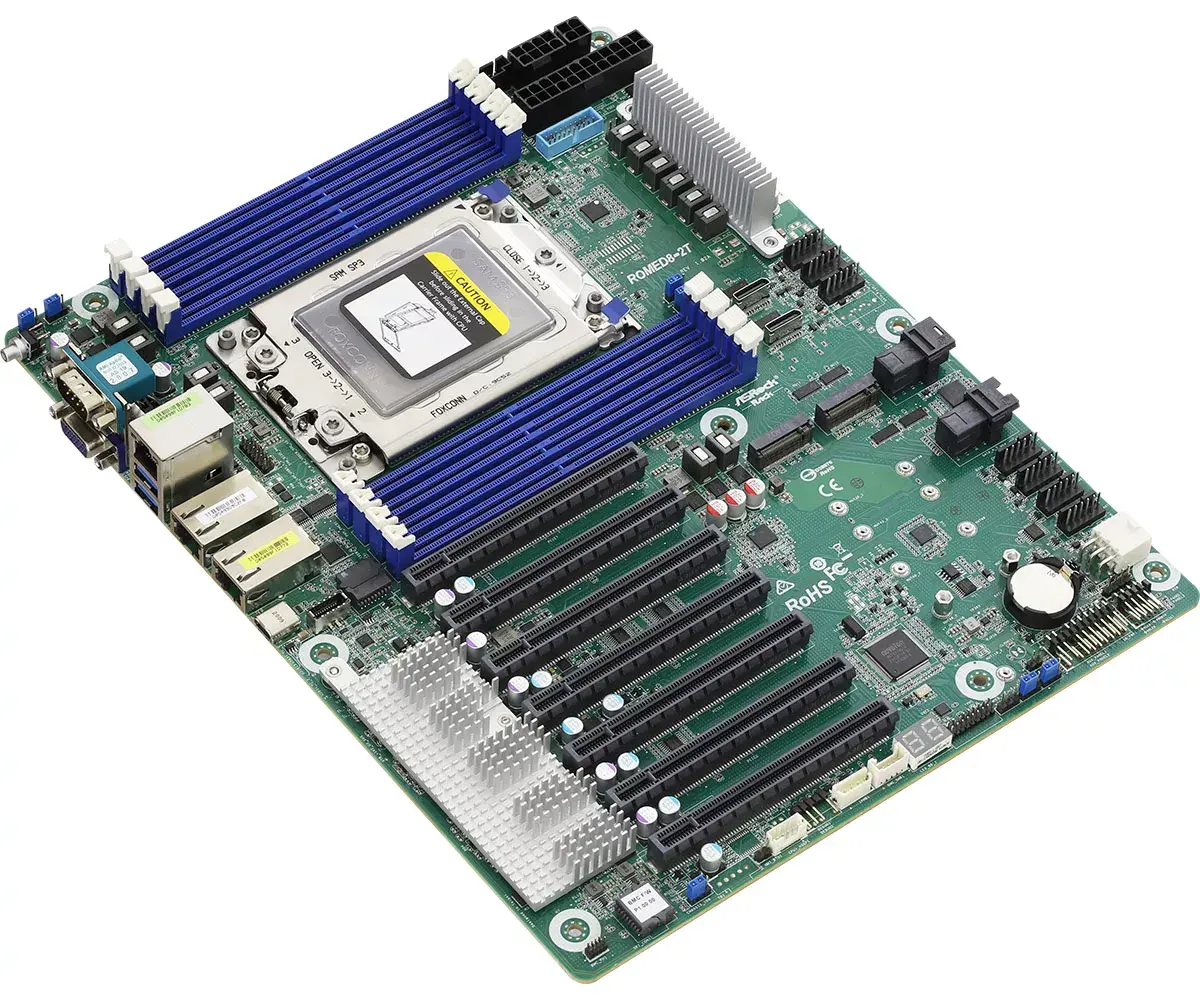 Mātesplate Asrock ROMED8-2T Photo 2