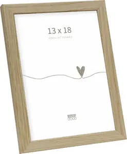 Photo frame Deknudt S47CJ1 13x18 cm Solid Oak — wooden portrait frame