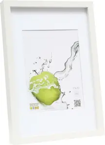 Photo frame Deknudt S40AK1 P1 30x40 Wood white with passepartout