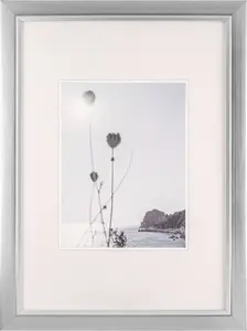 Photo frame Walther Beyond DIN A3 29.7×42 cm resin silver