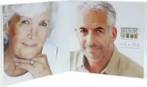 Photo frame Deknudt Resin Frame S58RL2 Transparent 2x10.5x10.5 cm