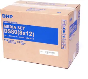 Fotomateriāls DNP DS 80 20×30 cm papīrs priekš DS80 — 2 iepakojumi pa 110 attēliem