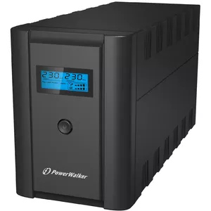 PowerWalker VI 2200 LCD/IEC nepārtrauktas barošanas avots (UPS) Line-Interactive 2,2 kilovoltampērs 1200 W 6 Maiņstrāvas izvade (-s)