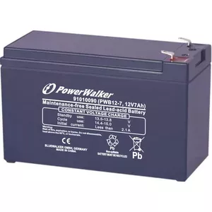Аккумулятор PowerWalker PWB12-7 Свинцово-кислотный 12V 7Ah 65mm Ширина