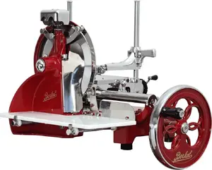 Manual meat slicer Berkel Volano P15 — red/gold, manual operation