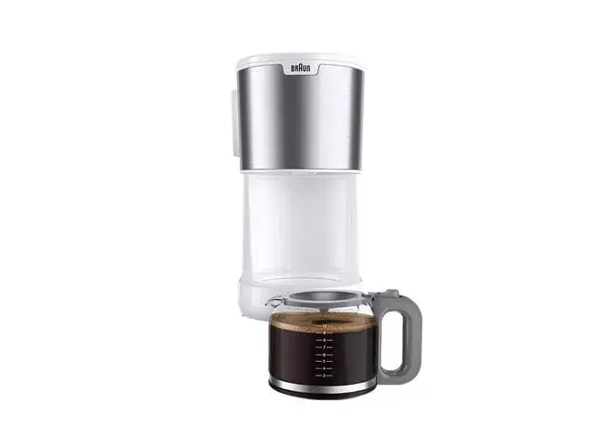Кофеварка Braun 1.25L KF 1500 WH Photo 2