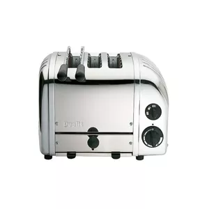 3 šķēļu grauzdētājs Dualit Combi 2+1S, 1700 W, sudraba alumīnijs/nerūsējošais tērauds