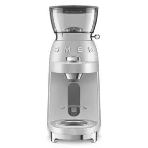 Кофемолка жерновая Smeg CGF02SSEU 150 Вт 240 г конические жернова алюминий 65 настроек