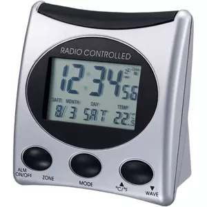 Цифровые будильник Technoline WT 221 Серебристый 12/24ч LCD