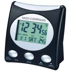 Digital alarm clock Technoline WT 221 T Black 12/24h LCD