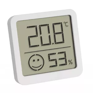 Electronic environment thermometer TFA-Dostmann 30.5053.02 Indoor/outdoor Digital Silver White