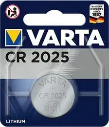 Varta CR2025 coin cell battery 10-pack — 3V lithium, model CR2025