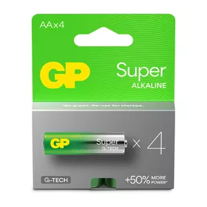 Vienreizējā baterija GP Batteries Super Alkaline GP15A AA LR06 Alkaline 10 gadiem