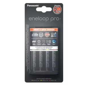 Battery Charger Panasonic K-KJ55HCD40E AC 4 Batteries Included