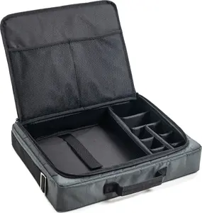 Protective media bag B&W International TEX.210.RPD grey — durable design for cables and accessories