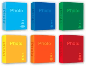 Photo album ZEP BS46310 for 300 photos, 11×16 cm, assorted colors