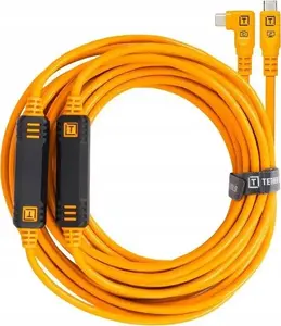 USB-C uz USB-C kabeļš ar taisnu leņķi tether tools CUC31RT2-ORG 9,4 m, oranžs