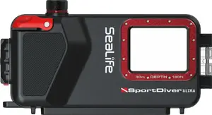 Ūdensnecaurlaidīgs viedtālruņa korpuss Sealife SportDiver Ultra SL405 — ūdensizturīgs līdz 130 ft (39,6 m)