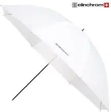 Зонт Elinchrom Shallow полупрозрачный 105 см - светорассеиватель для студийной вспышки
