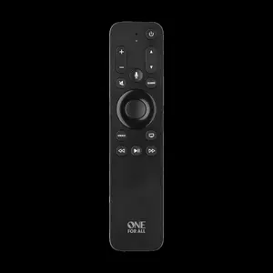One For All URC1110 Tālvadības pults Apple TV, audio un soundbar iekārtām, RF bezvadu ar balss vadību, apgaismojumu un 3 ierīču atbalstu
