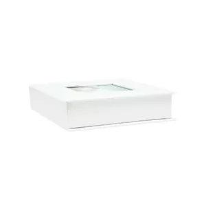 Photo album Deknudt S66DJ4 White Photo box Leatherette 130mm