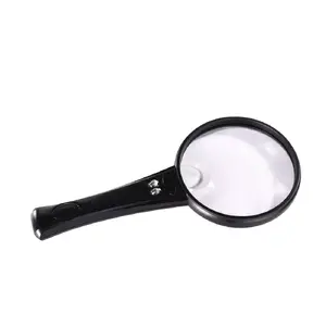 Magnifier Hama Basic 90 LED 4x Black 9 cm Diameter