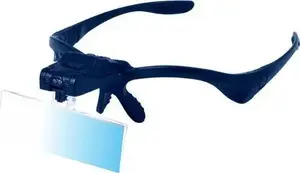 Palielināmais stikls-brilles Discovery DGL 40 — 40× palielinājums, vieglas palielināšanas brilles smalkiem darbiem