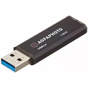 USB flash drive AgfaPhoto 128 GB USB Type-A 3.2 Gen 1 10572 Black