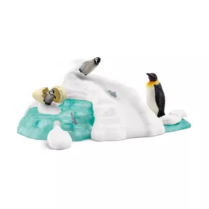 Toy Figurine Schleich Penguin Family Fun Multicolour 42661