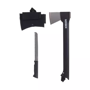 Топор Gerber Gator II выживальщика, нейлоновая рукоять с резиновыми накладками, длина 396 мм, лезвие 6,8 см, 737 г