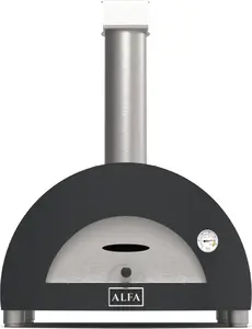 Pizza oven Alfa Forni Moderno 1 FXMD-1P-LGRA — wood-fired, slate grey finish