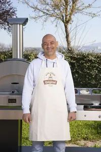 Apron Alfa Forni Original AC-APRON beige — kitchen apron by Alfa Forni, model AC-APRON, beige