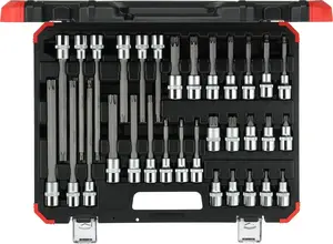 Screwdriver Bit Socket Set Gedore R68003032 1/2" drive, Torx, 32 pieces