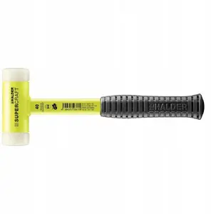 Mallet HALDER Soft-Face SUPERCRAFT 40 mm with Yellow Grip