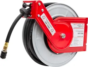 Air hose reel Holzmann LSR15HQ — retractable 15 m hose, wall-mountable air line reel