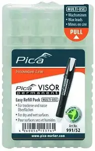 Replacement refill for PICA MARKER 991/52 — permanent white ink, refill cartridge