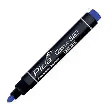 Pastāvīgais marķieris PICA MARKER 520/41, apaļš galu 1–4 mm, zils