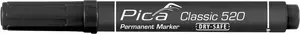 Pastāvīgais marķieris PICA MARKER 520/46, apaļš galu 1–4 mm, melns